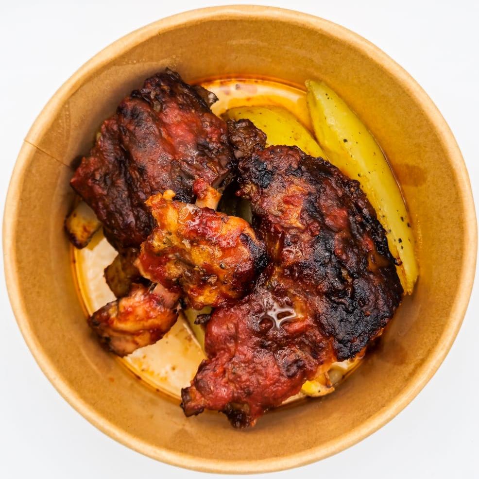 COSTELLÓ AMB SALSA BARBACOA