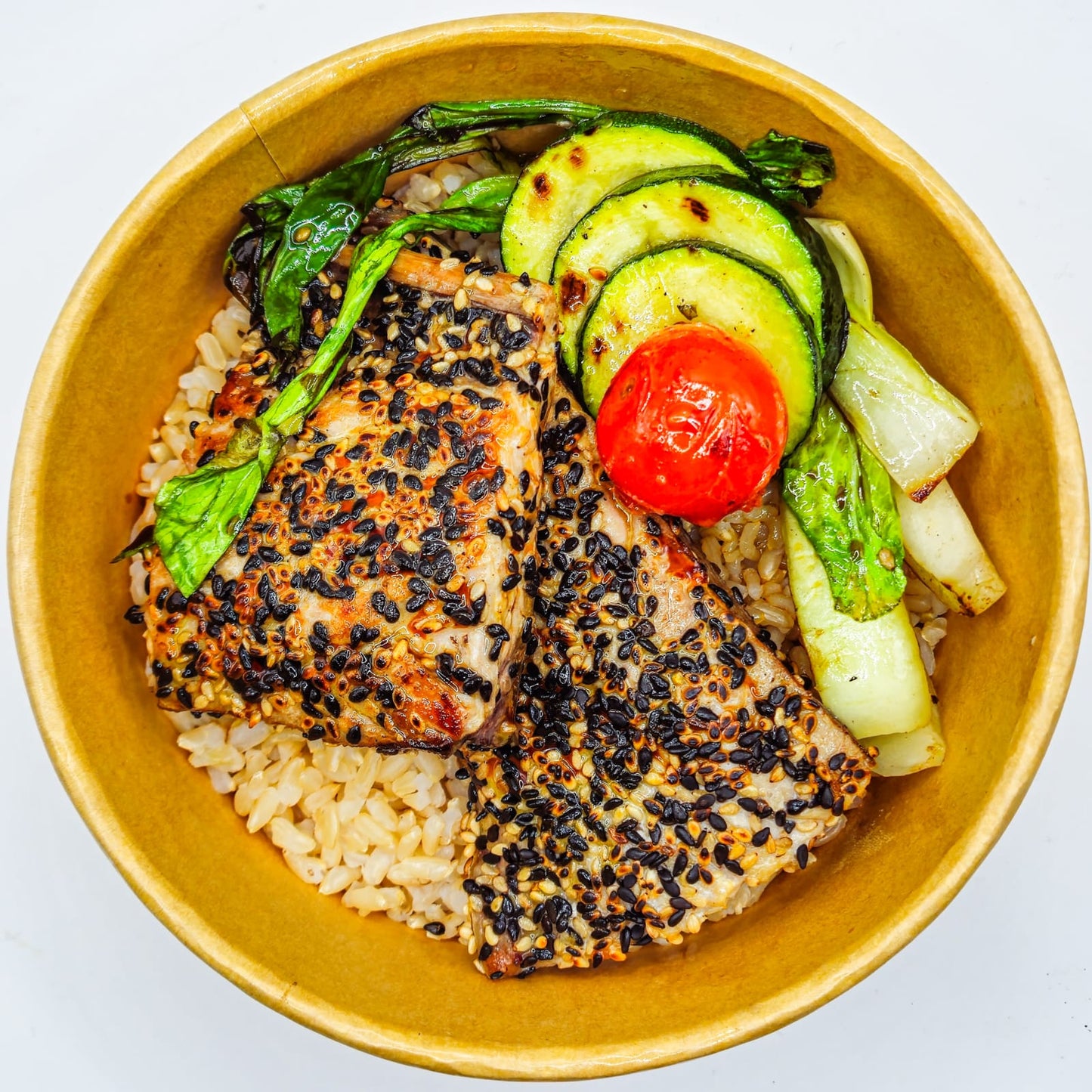 BONÍTOL AMB ARRÒS I SALSA DE SOJA