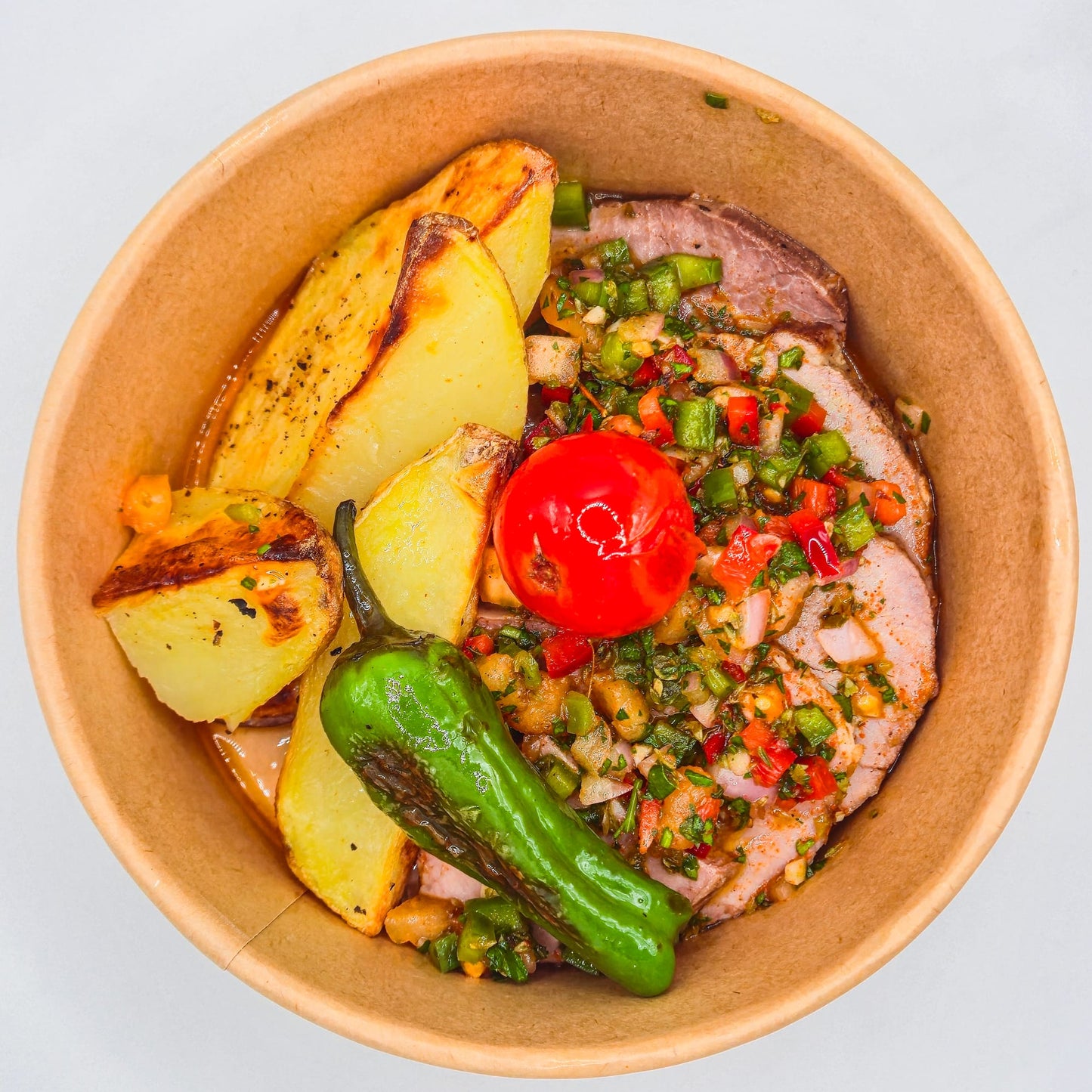 RODÓ DE VEDELLA AMB SALSA "CHIMICHURRI"
