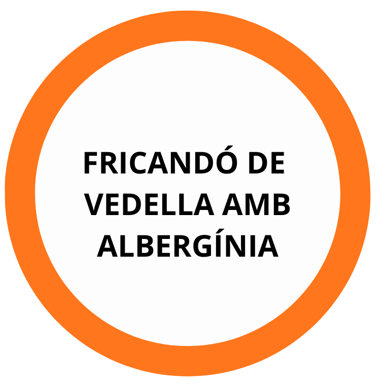 FRICANDÓ DE VEDELLA AMB ALBERGÍNIA