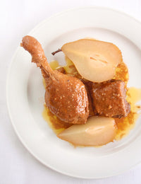 CONFIT D'ÀNEC AMB PERES