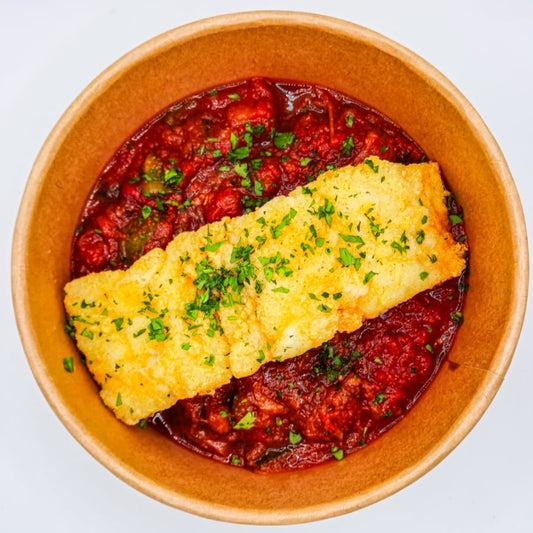 BACALLÀ AMB XAMFAINA