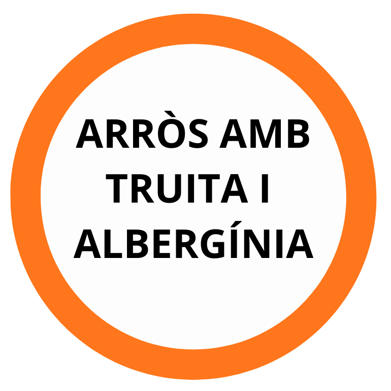 ARRÒS AMB TRUITA I ALBERGÍNIA