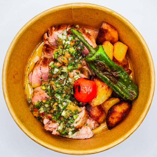 FILET DE PORC AMB SALSA "CHIMICHURRI"